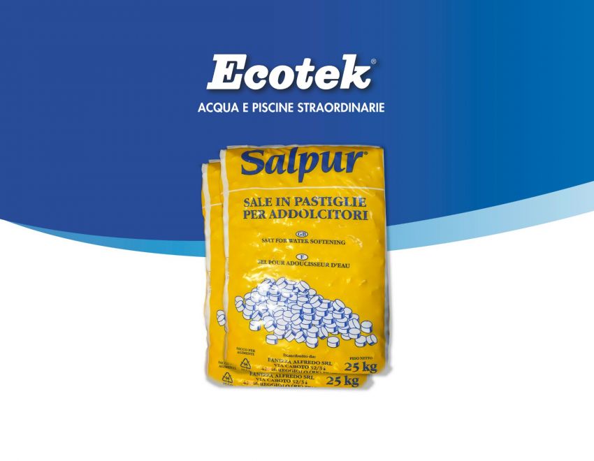 Sale in pastiglioni kg 25 SALPUR - Addolcimento - ECOTEK S.r.l. - Piacenza